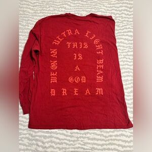 Kanye West Yeezy Pablo Tour Long Sleeve Shirt